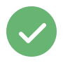 green checkmark